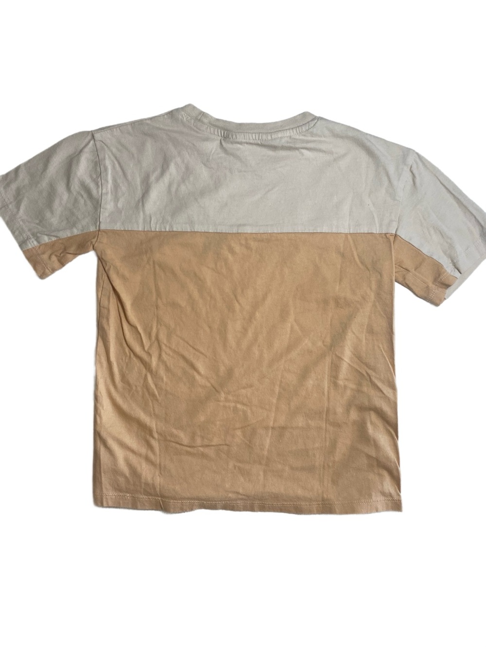Boys 2 T- shirts 1 Green Yoshi Graphic Tee & Beige “Friends” Short Sleeve Size 6 - Picture 5 of 9